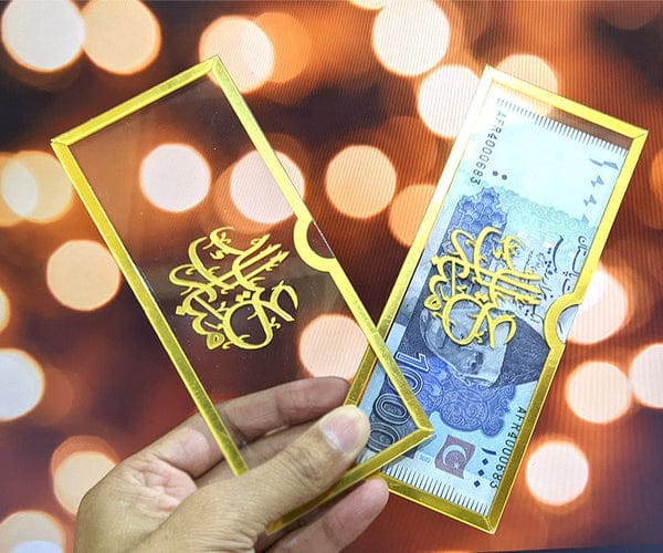 Acrylic Eidi Envelopes Pack of 4